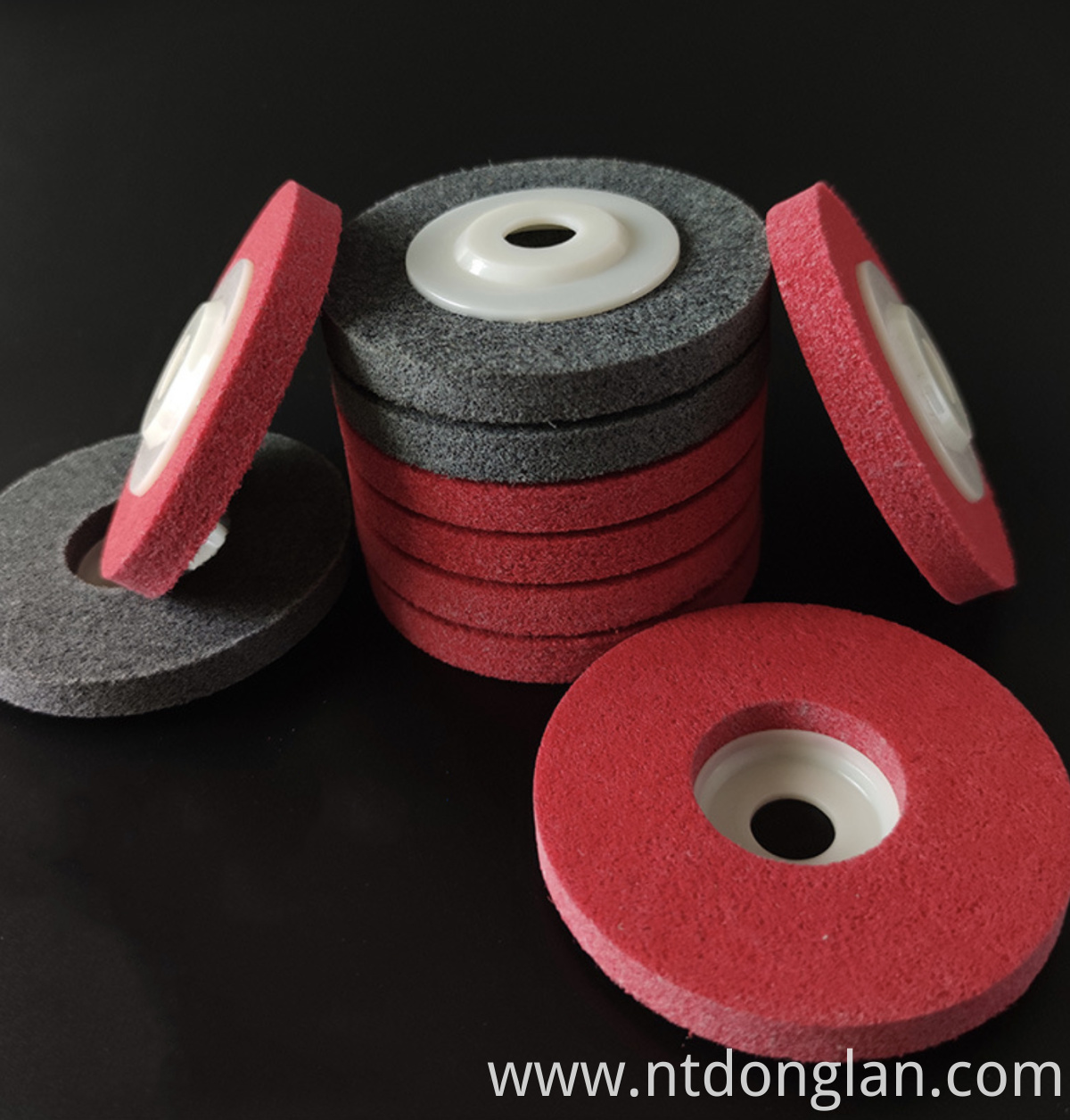 Polishing Nylon Fiber Polishing Disc Non Woven Wheel In Abrasive Tools